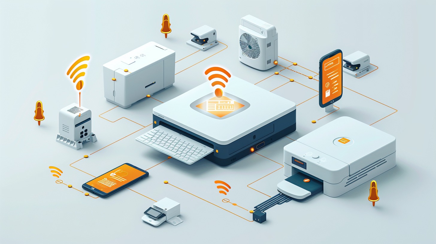 Mobile phone and printer