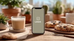 Логотип с помощью мобильного приложения